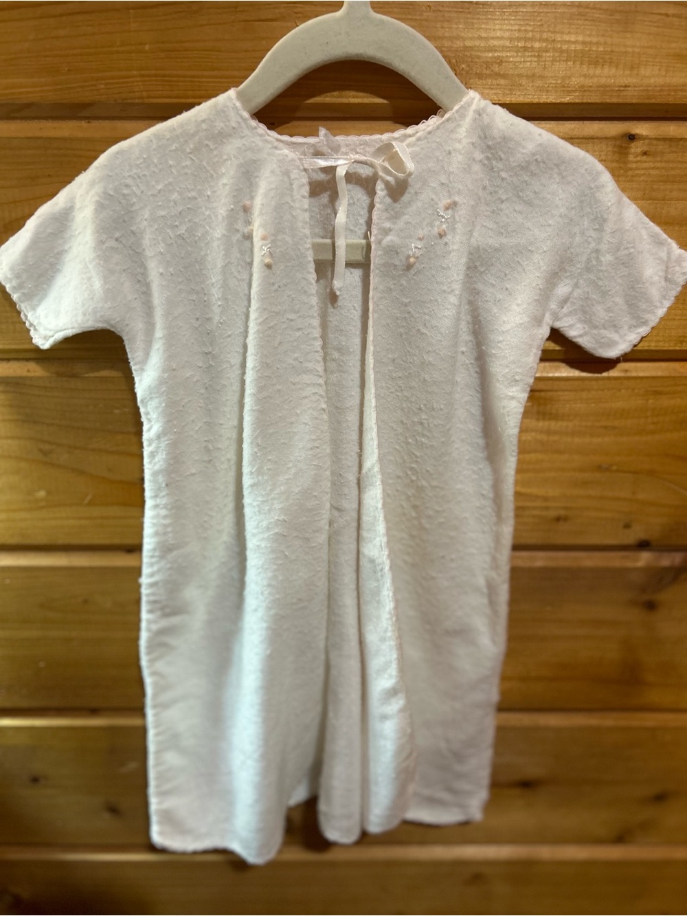 Vintage receiving robe.